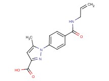 1-{4-[(allylamino)carbonyl]phenyl}-5-methyl-1H-pyrazole-3-carboxylic acid
