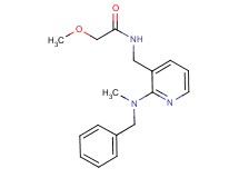 N-({2-[benzyl(methyl)amino]-3-pyridinyl}methyl)-2-methoxyacetamide
