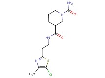 N~3~-[2-(5-chloro-4-methyl-1,3-thiazol-2-yl)ethyl]-1,3-piperidinedicarboxamide