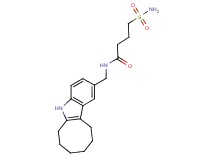 4-(aminosulfonyl)-N-(6,7,8,9,10,11-hexahydro-5H-cycloocta[b]indol-2-ylmethyl)butanamide