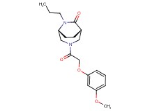 (1S*,5R*)-3-[(3-methoxyphenoxy)acetyl]-6-propyl-3,6-diazabicyclo[3.2.2]nonan-7-one