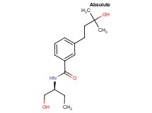 3-(3-hydroxy-3-methylbutyl)-N-[(1S)-1-(hydroxymethyl)propyl]benzamide