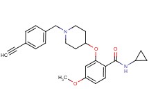N-cyclopropyl-2-{[1-(4-ethynylbenzyl)-4-piperidinyl]oxy}-4-methoxybenzamide