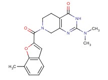 2-(dimethylamino)-7-[(7-methyl-1-benzofuran-2-yl)carbonyl]-5,6,7,8-tetrahydropyrido[3,4-d]pyrimidin-4(3H)-one