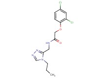 2-(2,4-dichlorophenoxy)-N-[(4-propyl-4H-1,2,4-triazol-3-yl)methyl]acetamide