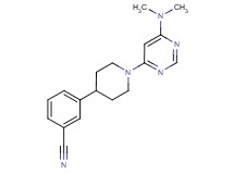 3-{1-[6-(dimethylamino)pyrimidin-4-yl]piperidin-4-yl}benzonitrile