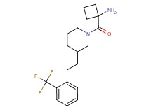 {1-[(3-{2-[2-(trifluoromethyl)phenyl]ethyl}-1-piperidinyl)carbonyl]cyclobutyl}amine hydrochloride