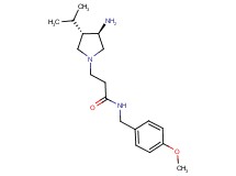 3-[rel-(3R,4S)-3-amino-4-isopropyl-1-pyrrolidinyl]-N-(4-methoxybenzyl)propanamide dihydrochloride