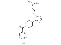 N,N-dimethyl-3-(2-{1-[(2-methyl-5-pyrimidinyl)carbonyl]-4-piperidinyl}-1H-imidazol-1-yl)-1-propanamine
