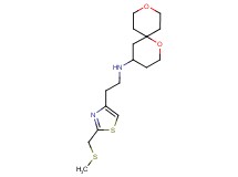 1,9-dioxaspiro[5.5]undec-4-yl(2-{2-[(methylthio)methyl]-1,3-thiazol-4-yl}ethyl)amine