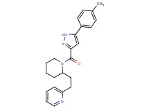 2-[2-(1-{[5-(4-methylphenyl)-1H-pyrazol-3-yl]carbonyl}-2-piperidinyl)ethyl]pyridine