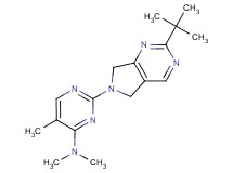 2-(2-tert-butyl-5,7-dihydro-6H-pyrrolo[3,4-d]pyrimidin-6-yl)-N,N,5-trimethylpyrimidin-4-amine