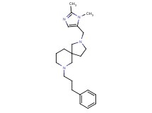 2-[(1,2-dimethyl-1H-imidazol-5-yl)methyl]-7-(3-phenylpropyl)-2,7-diazaspiro[4.5]decane