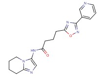 4-(3-pyridin-3-yl-1,2,4-oxadiazol-5-yl)-N-(5,6,7,8-tetrahydroimidazo[1,2-a]pyridin-3-yl)butanamide