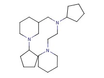 N-[(1-cyclopentyl-3-piperidinyl)methyl]-N-[2-(1-piperidinyl)ethyl]cyclopentanamine