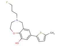 4-(3-fluoropropyl)-7-(5-methyl-2-thienyl)-2,3,4,5-tetrahydro-1,4-benzoxazepin-9-ol