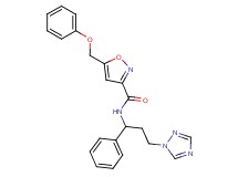 5-(phenoxymethyl)-N-[1-phenyl-3-(1H-1,2,4-triazol-1-yl)propyl]-3-isoxazolecarboxamide