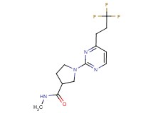 N-methyl-1-[4-(3,3,3-trifluoropropyl)pyrimidin-2-yl]pyrrolidine-3-carboxamide