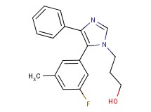 3-[5-(3-fluoro-5-methylphenyl)-4-phenyl-1H-imidazol-1-yl]propan-1-ol