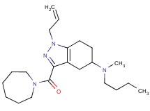 1-allyl-3-(1-azepanylcarbonyl)-N-butyl-N-methyl-4,5,6,7-tetrahydro-1H-indazol-5-amine