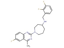 N-(2,3-difluorobenzyl)-1-(6-fluoro-4-methyl-2-quinazolinyl)-4-azepanamine