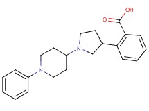 2-[1-(1-phenyl-4-piperidinyl)-3-pyrrolidinyl]benzoic acid