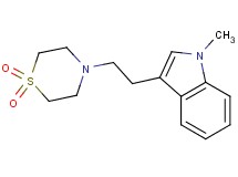 3-[2-(1,1-dioxido-4-thiomorpholinyl)ethyl]-1-methyl-1H-indole trifluoroacetate