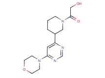 2-{3-[6-(4-morpholinyl)-4-pyrimidinyl]-1-piperidinyl}-2-oxoethanol