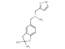 1-(2,2-dimethyl-2,3-dihydro-1-benzofuran-5-yl)-N-methyl-N-(1H-pyrazol-3-ylmethyl)methanamine