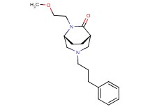 (1S*,5R*)-6-(2-methoxyethyl)-3-(3-phenylpropyl)-3,6-diazabicyclo[3.2.2]nonan-7-one