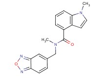 N-(2,1,3-benzoxadiazol-5-ylmethyl)-N,1-dimethyl-1H-indole-4-carboxamide