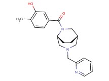 2-methyl-5-{[(1S*,5R*)-3-(2-pyridinylmethyl)-3,6-diazabicyclo[3.2.2]non-6-yl]carbonyl}phenol