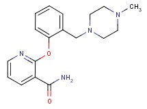 2-{2-[(4-methylpiperazin-1-yl)methyl]phenoxy}nicotinamide