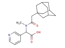 [(1-adamantylacetyl)(methyl)amino](3-pyridinyl)acetic acid