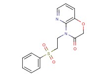 4-[2-(phenylsulfonyl)ethyl]-2H-pyrido[3,2-b][1,4]oxazin-3(4H)-one