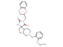 3-(2,3-dihydro-1,4-benzodioxin-2-ylmethyl)-5-[1-(2-ethoxybenzyl)-4-piperidinyl]-5-ethyl-2,4-imidazolidinedione