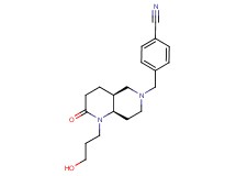 4-{[(4aS*,8aR*)-1-(3-hydroxypropyl)-2-oxooctahydro-1,6-naphthyridin-6(2H)-yl]methyl}benzonitrile