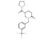 5-(2-isoxazolidinylcarbonyl)-1-[3-(trifluoromethyl)benzyl]-2-piperidinone