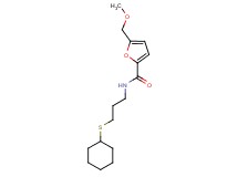 N-[3-(cyclohexylthio)propyl]-5-(methoxymethyl)-2-furamide
