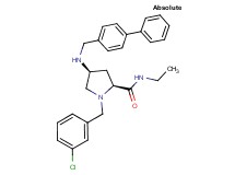 (4S)-4-[(4-biphenylylmethyl)amino]-1-(3-chlorobenzyl)-N-ethyl-L-prolinamide