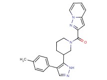 2-({3-[4-(4-methylphenyl)-1H-pyrazol-5-yl]piperidin-1-yl}carbonyl)pyrazolo[1,5-a]pyridine