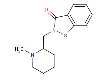 2-[(1-methylpiperidin-2-yl)methyl]-1,2-benzisothiazol-3(2H)-one