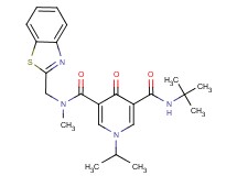 N-(1,3-benzothiazol-2-ylmethyl)-N'-(tert-butyl)-1-isopropyl-N-methyl-4-oxo-1,4-dihydro-3,5-pyridinedicarboxamide