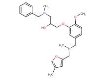 1-[benzyl(methyl)amino]-3-[2-methoxy-5-({methyl[(3-methyl-5-isoxazolyl)methyl]amino}methyl)phenoxy]-2-propanol