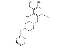 (2,4,6-trimethyl-3-{[4-(pyrimidin-2-yloxy)piperidin-1-yl]methyl}phenyl)methanol
