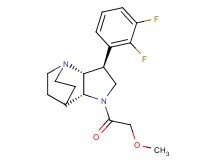 (2R*,3S*,6R*)-3-(2,3-difluorophenyl)-5-(methoxyacetyl)-1,5-diazatricyclo[5.2.2.0~2,6~]undecane