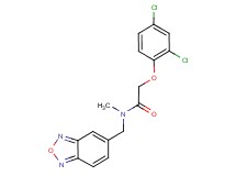 N-(2,1,3-benzoxadiazol-5-ylmethyl)-2-(2,4-dichlorophenoxy)-N-methylacetamide