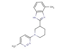 4-methyl-2-[1-(6-methyl-3-pyridazinyl)-3-piperidinyl]-1H-benzimidazole