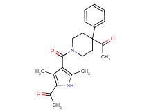 1-{1-[(5-acetyl-2,4-dimethyl-1H-pyrrol-3-yl)carbonyl]-4-phenyl-4-piperidinyl}ethanone