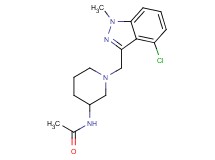 N-{1-[(4-chloro-1-methyl-1H-indazol-3-yl)methyl]piperidin-3-yl}acetamide